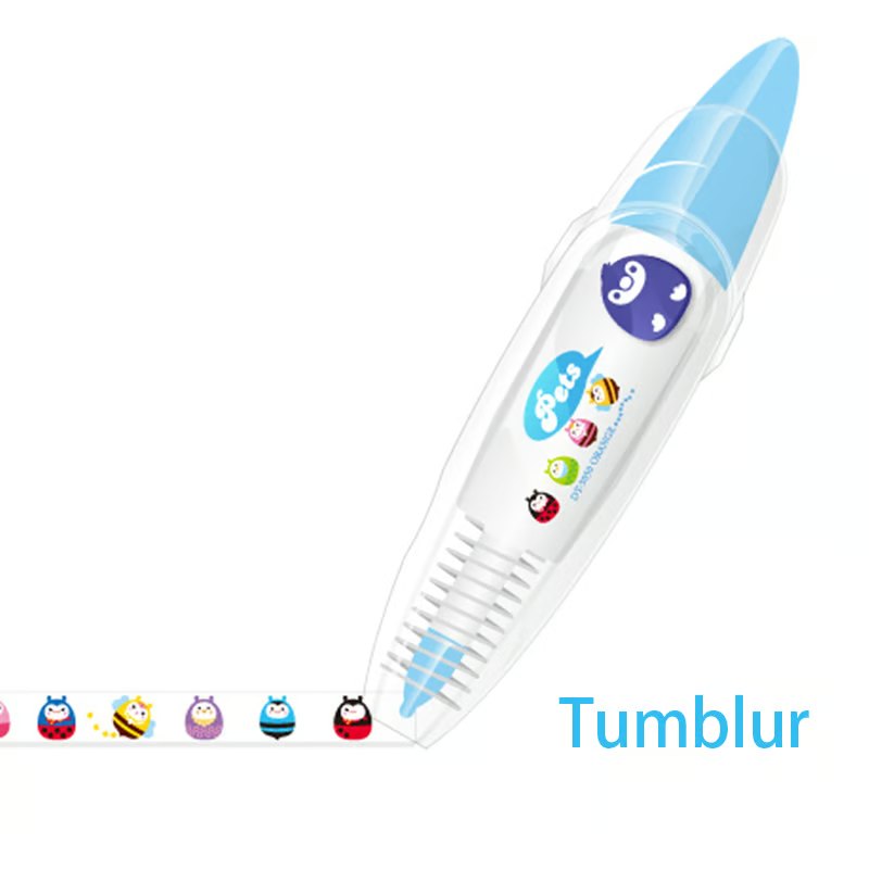 DIY Cute Animals Press Type Decorative Pen