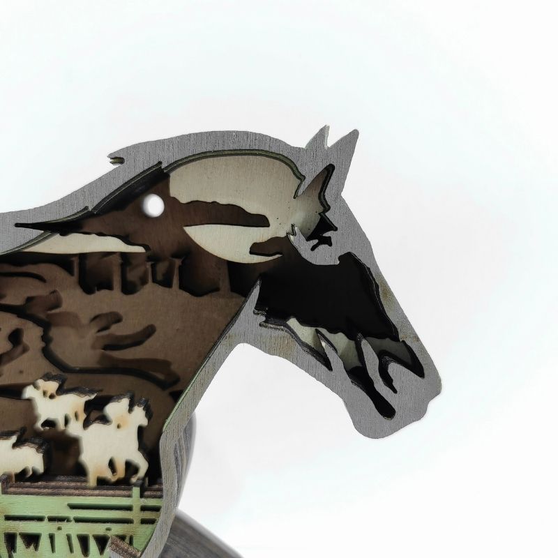 Pommel Horse Carving Handcraft Gift