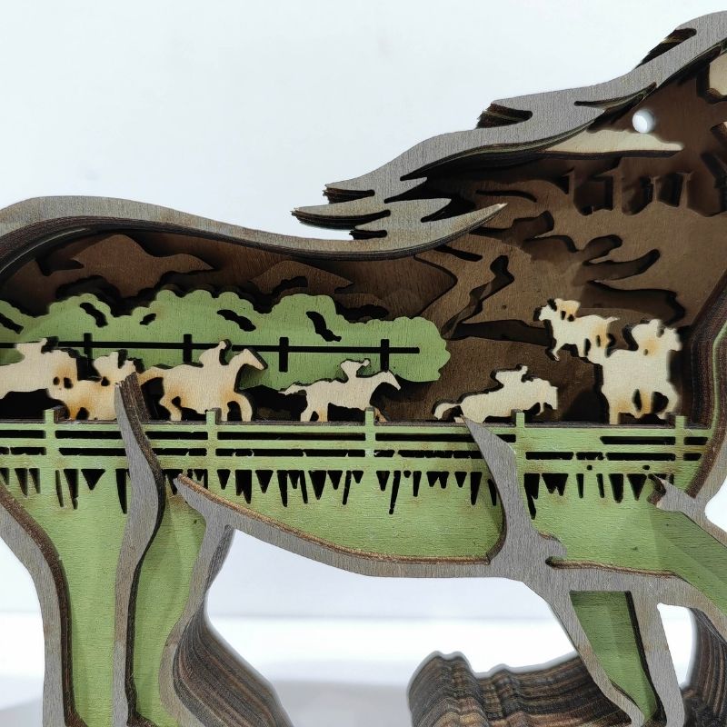 Pommel Horse Carving Handcraft Gift