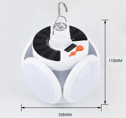 2 in 1 Folding Solar Lamp