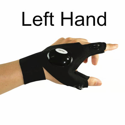 LED Flashlight Waterproof Gloves