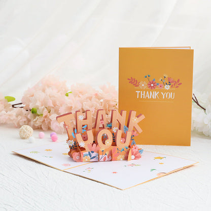 Vibrant 3D Butterfly & Daisy Pop-Up Greeting Card