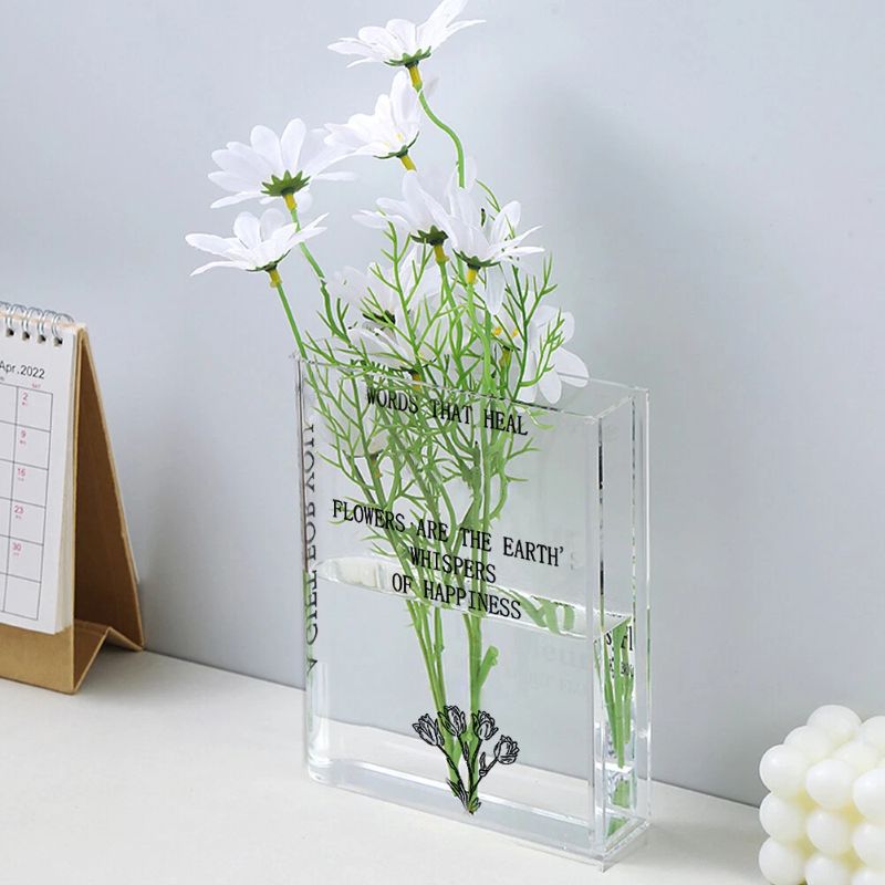 Acrylic Book Vase