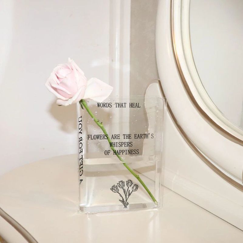 Acrylic Book Vase