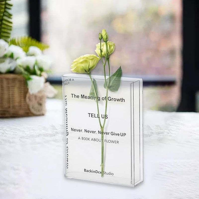 Acrylic Book Vase
