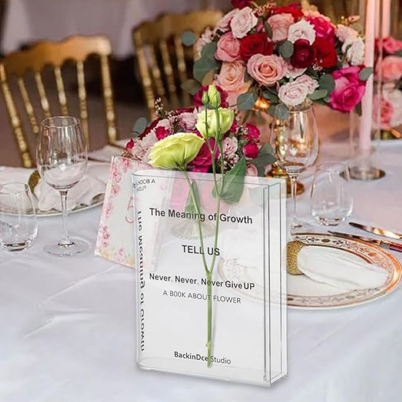 Acrylic Book Vase