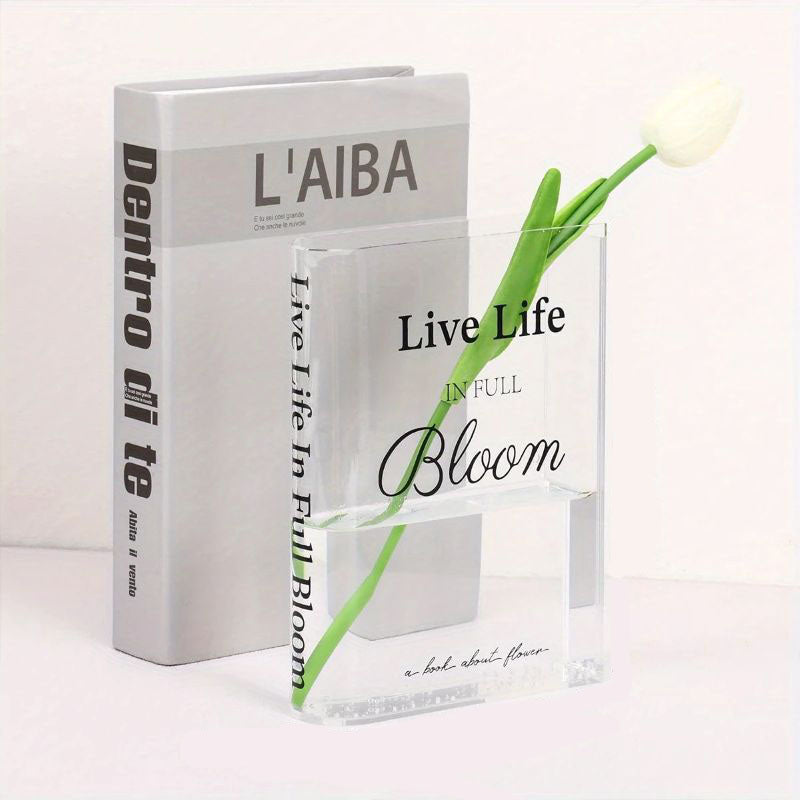 Acrylic Book Vase