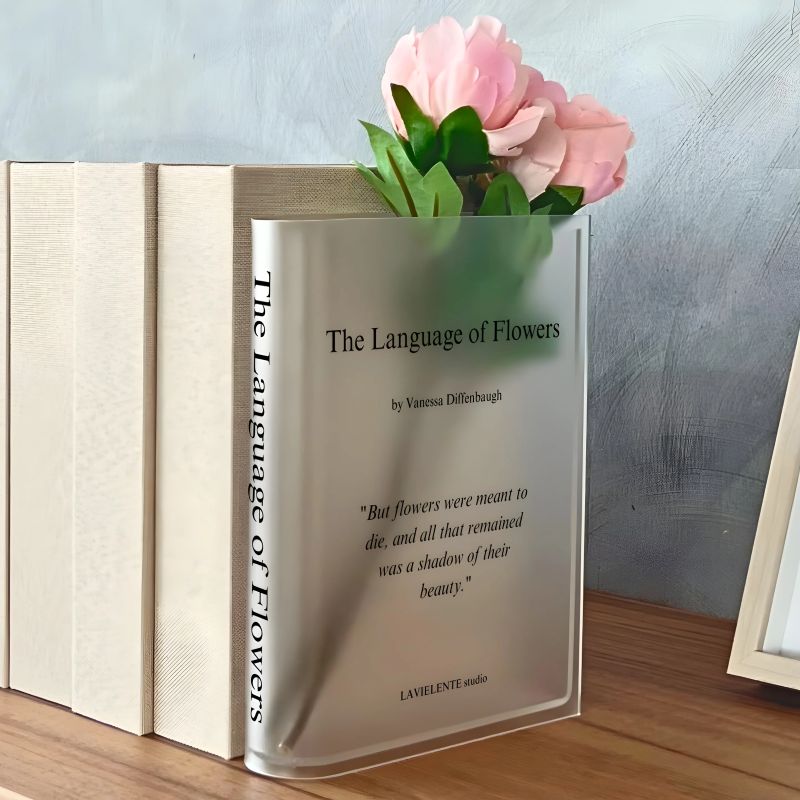 Acrylic Book Vase