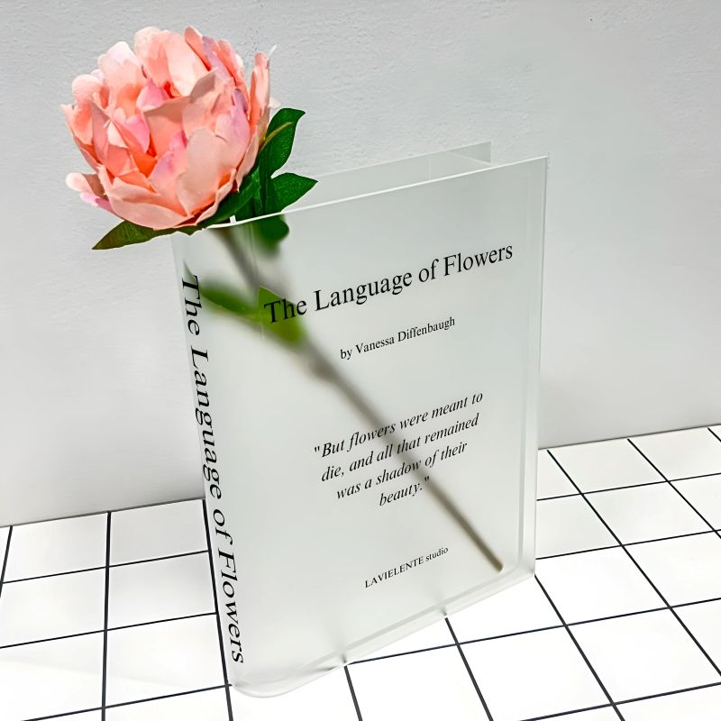 Acrylic Book Vase