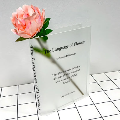 Acrylic Book Vase
