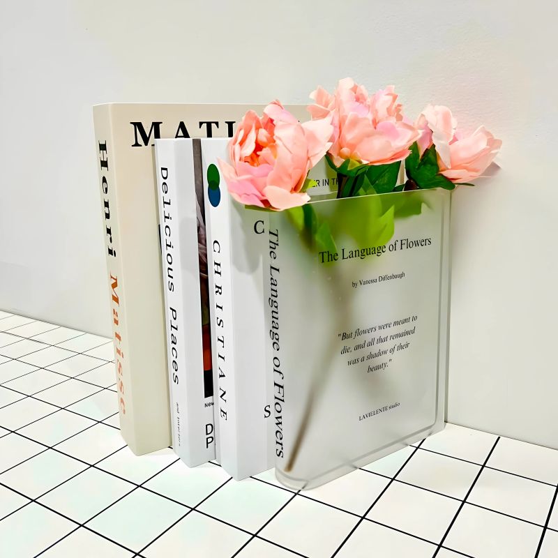 Acrylic Book Vase