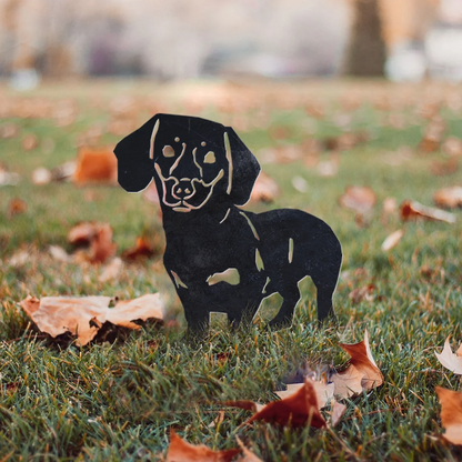 Dachshund Metal Silhouette