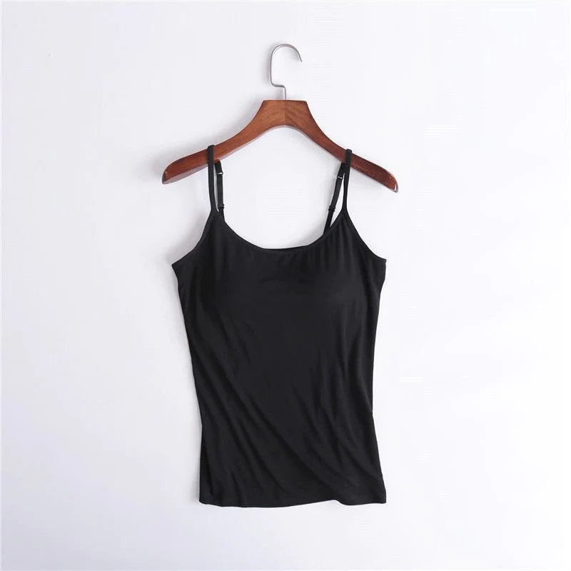 [BUY 2 FREE SHIPPING TODAY] Tank With Built-In Bra