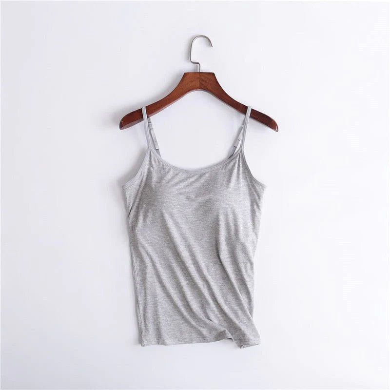 [BUY 2 FREE SHIPPING TODAY] Tank With Built-In Bra