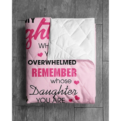 To My Daughter - From Dad - A327 - Premium Blanke