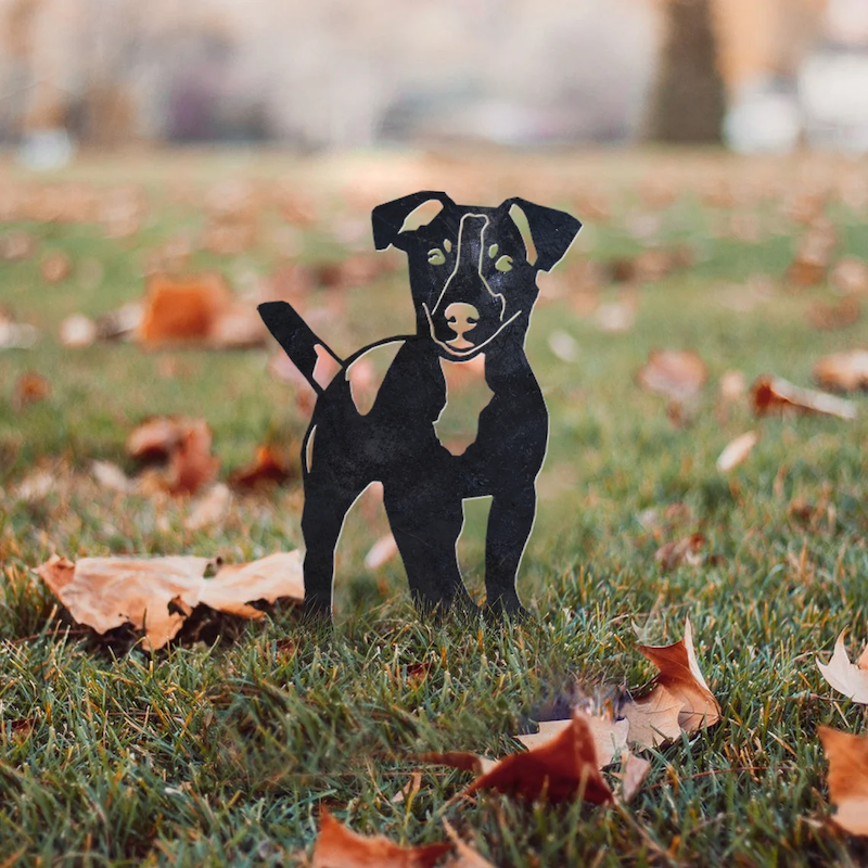 Jack Russell Terrier Metal Silhouette