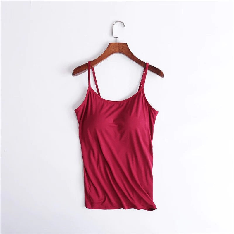 [BUY 2 FREE SHIPPING TODAY] Tank With Built-In Bra