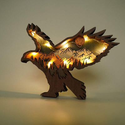Eagle Carving Handcraft Gift