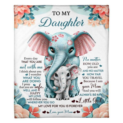 To My Daughter - From Mom - A335 - Premium Blanket