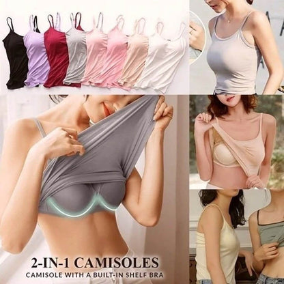 [BUY 2 FREE SHIPPING TODAY] Tank With Built-In Bra