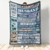 To My Husband - From Wife - A608 - Premium Blanket