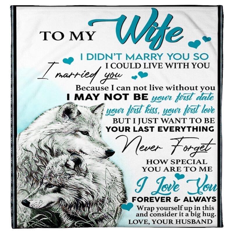 To My Wife - Never Forget - A245 - Fleece Blanket