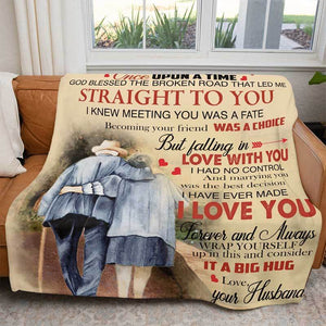 To My Wife - I Love You - F009 - Fleece Blanket