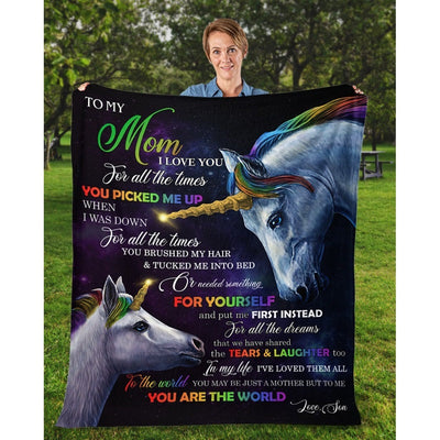 To My Mom - From Son - A317 - Premium Blanket
