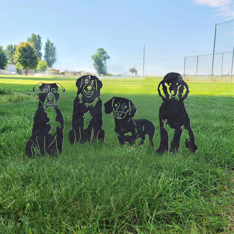 Jack Russell Terrier Metal Silhouette