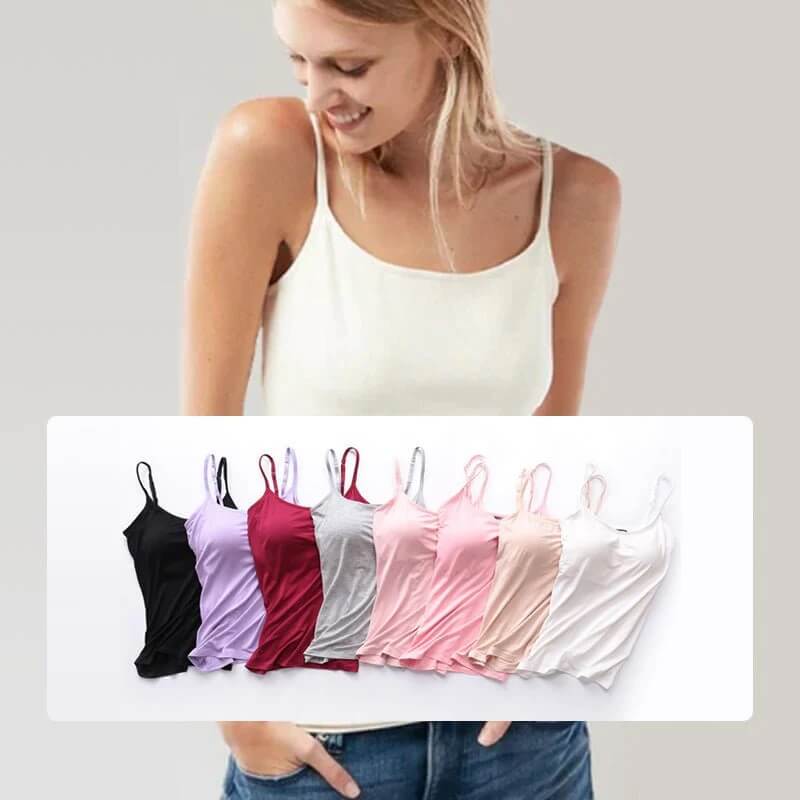 [BUY 2 FREE SHIPPING TODAY] Tank With Built-In Bra