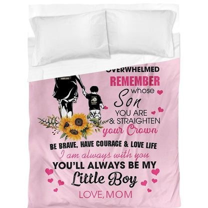 To My Son - From Mom - A327 - Premium Blanket