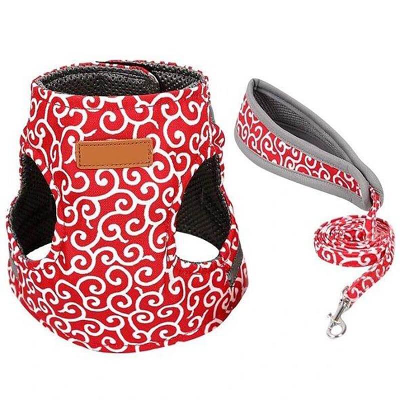 Cat Dogs Vest Harness and Leash Anti-break Away Chest Strap Cat Clothes