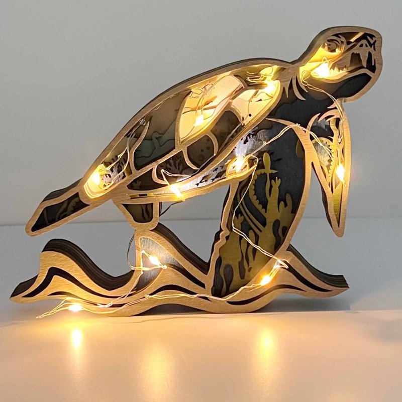 Sea Turtle Carving Handcraft Gift