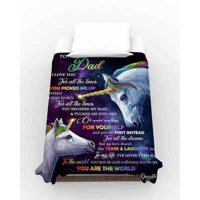 To My Dad - From Daughter - A317 - Premium Blanket