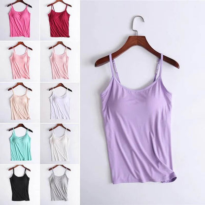 [BUY 2 FREE SHIPPING TODAY] Tank With Built-In Bra