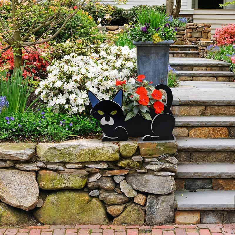 Black Cat Planter AP071