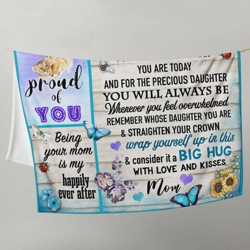 To My Daughter - I Want You To Know I Love You - F015 - Fleece Blanket