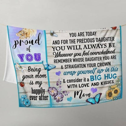 To My Daughter - I Want You To Know I Love You - F015 - Fleece Blanket