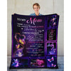 To My Mom - From Son - Butterflyblanket - A315 - Premium Blanket