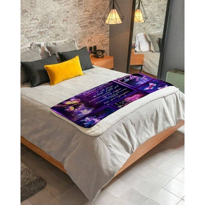 To My Mom - From Daughter - Butterflyblanket - A315 - Premium Blanket