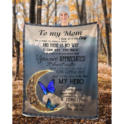 To My Mom - From Son - A314 - Premium Blanket