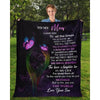 To My Mom - From Son - Butterfly A319 - Premium Blanket