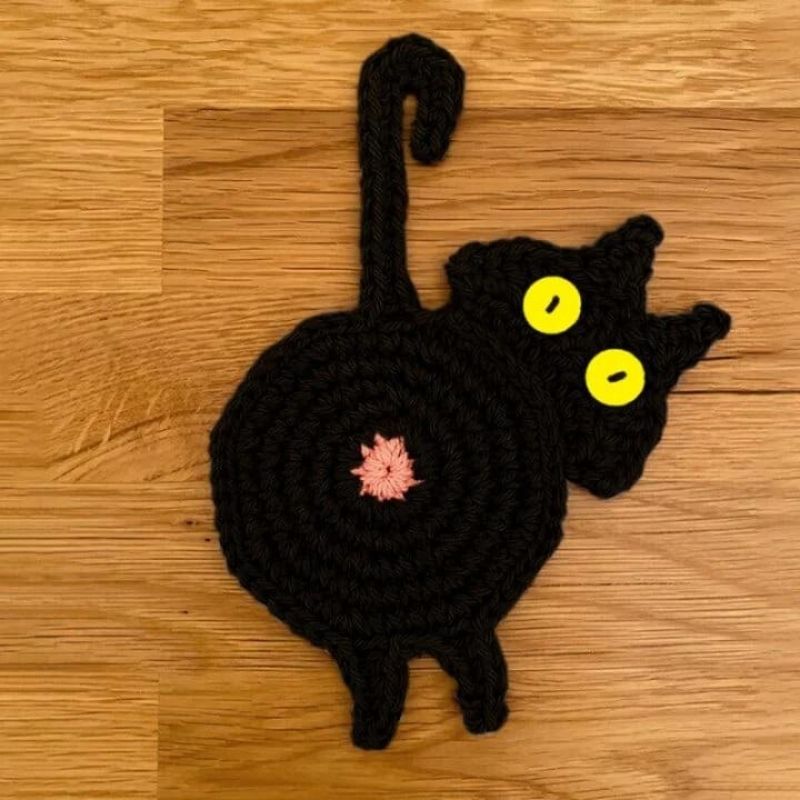 [Christmas Sale] Cat Butt Coasters