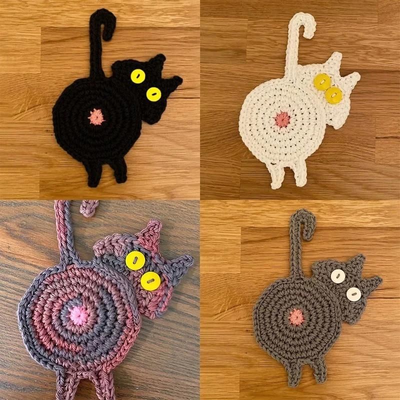 [Christmas Sale] Cat Butt Coasters