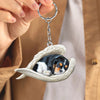 Sleeping Angel Acrylic Keychain Cavalier King Charles Spaniel02