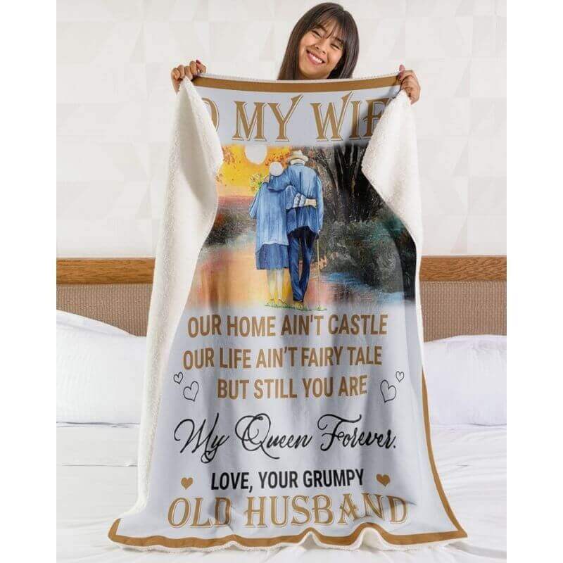 To My Wife - From Husband - A357 - Premium Blanket