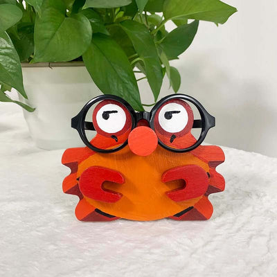 Handmade Glasses Stand Lovely Crab
