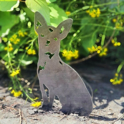 Chihuahua Metal Silhouette