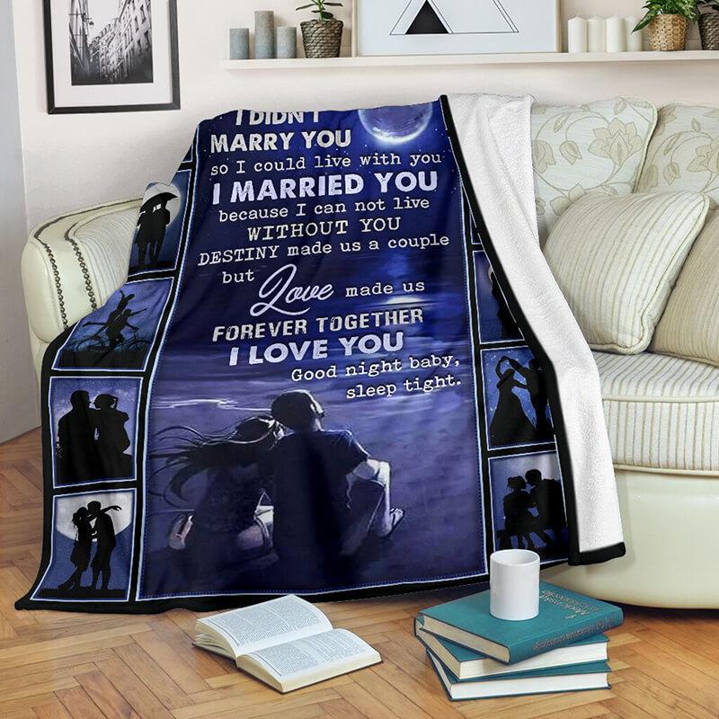 To My Wife - Forever Together - A292 - Fleece Blanket