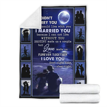 To My Wife - Forever Together - A292 - Fleece Blanket